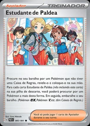 Carta Estudante de Paldea