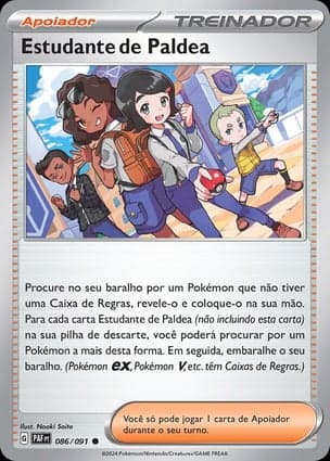 Carta Estudante de Paldea