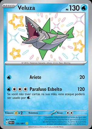 Carta Veluza Veluza - 125/091