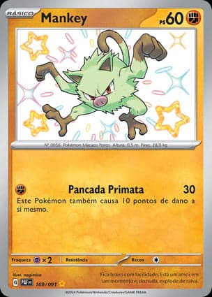Carta Mankey Mankey - 169/091