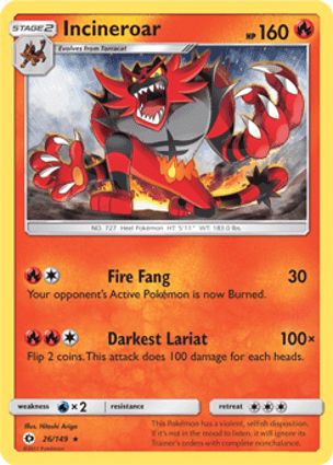 Carta Incineroar