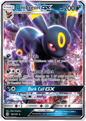 Carta Umbreon-GX