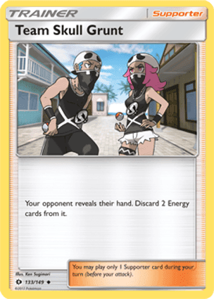 Carta Recruta da Equipe Skull