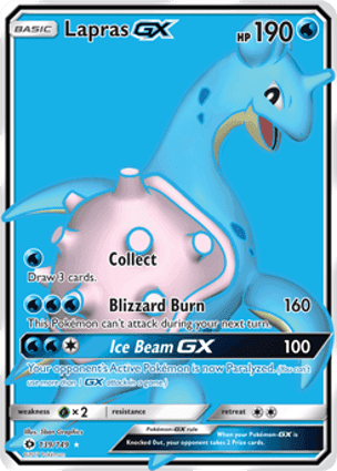Carta Lapras-GX