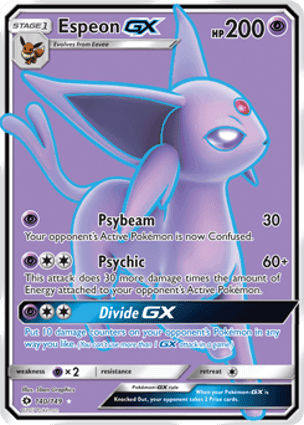 Carta Espeon-GX