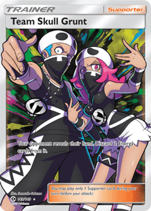 Carta Recruta da Equipe Skull