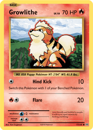 Carta Growlithe