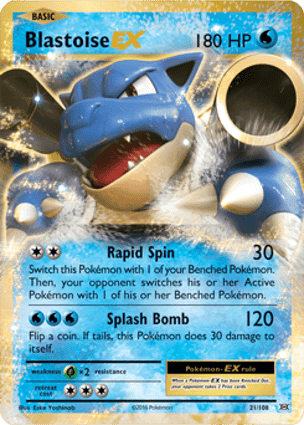 Carta Blastoise-EX