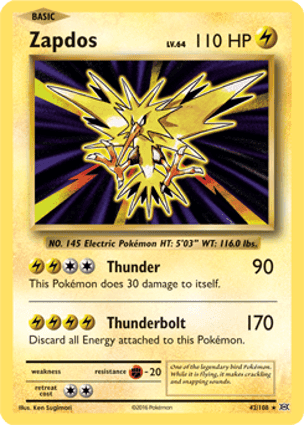 Carta Zapdos