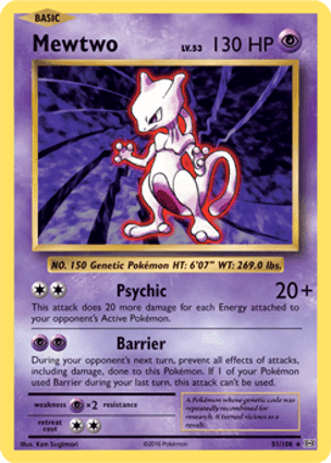 Carta Mewtwo