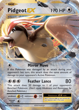Carta Pidgeot-EX