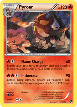 Carta Pyroar