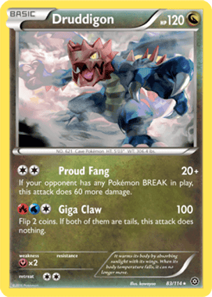 Carta Druddigon