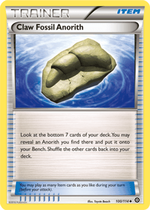 Carta Fóssil Garra de Anorith