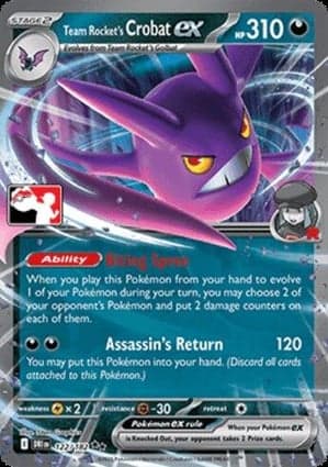 Carta Crobat ex da Equipe Rocket