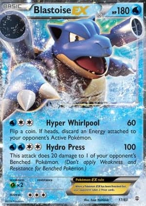 Carta Blastoise-EX
