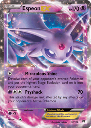 Carta Espeon-EX