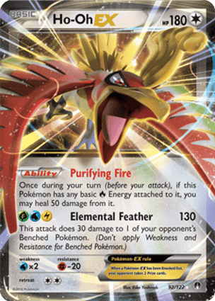 Carta Ho-Oh-EX