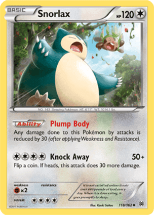 Carta Snorlax