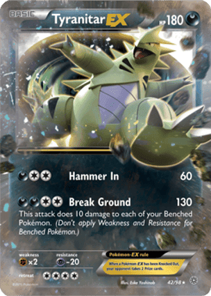 Carta Tyranitar-EX