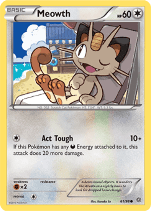 Carta Meowth