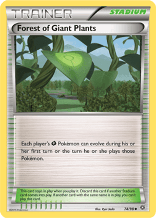 Carta Floresta das Plantas Gigantes