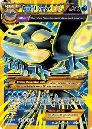 Carta Kyogre Primitivo