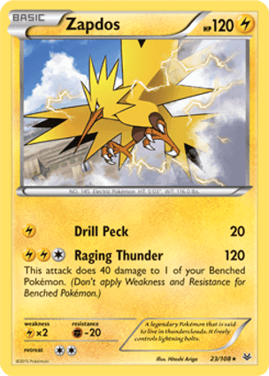 Carta Zapdos