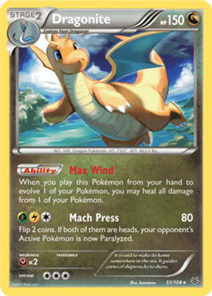 Carta Dragonite