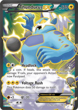Carta Thundurus-EX