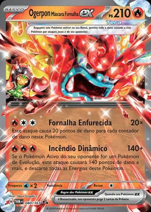 Carta Ogerpon Máscara Fornalha ex
