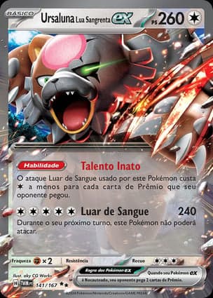 Carta Ursaluna Lua Sangrenta ex
