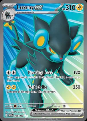 Carta Luxray ex