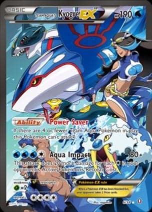 Carta Team Aqua's Kyogre EX