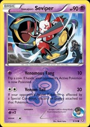 Carta Seviper da Equipe Aqua