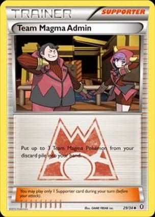 Carta Admin da Equipe Magma