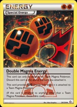 Carta Energia de Magma Dupla