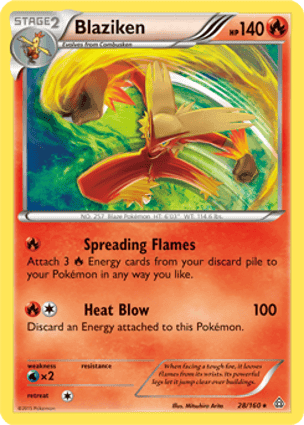 Carta Blaziken