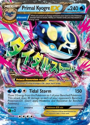 Carta Kyogre Primitivo
