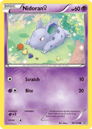 Carta Nidoran♀