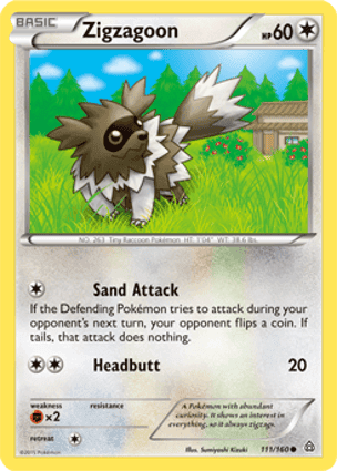 Carta Zigzagoon
