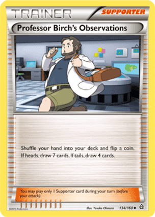 Carta Observações do Professor Birch