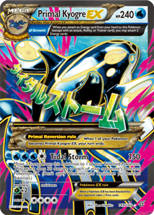 Carta Kyogre Primitivo