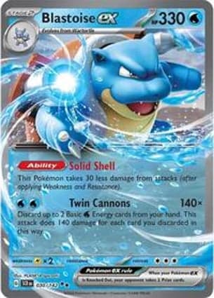 Carta Blastoise ex
