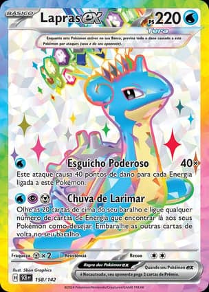 Carta Lapras ex