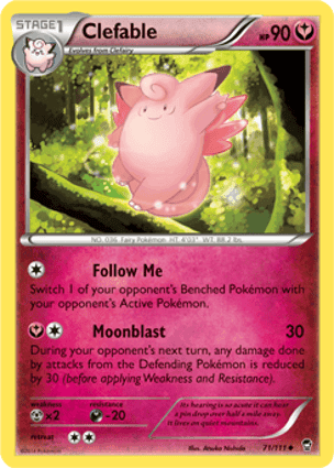 Carta Clefable