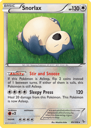 Carta Snorlax