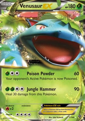 Carta Venusaur-EX