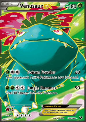 Carta Venusaur-EX
