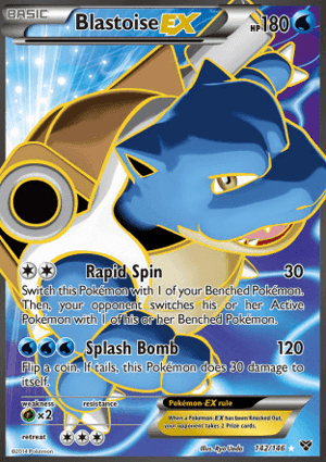 Carta Blastoise-EX